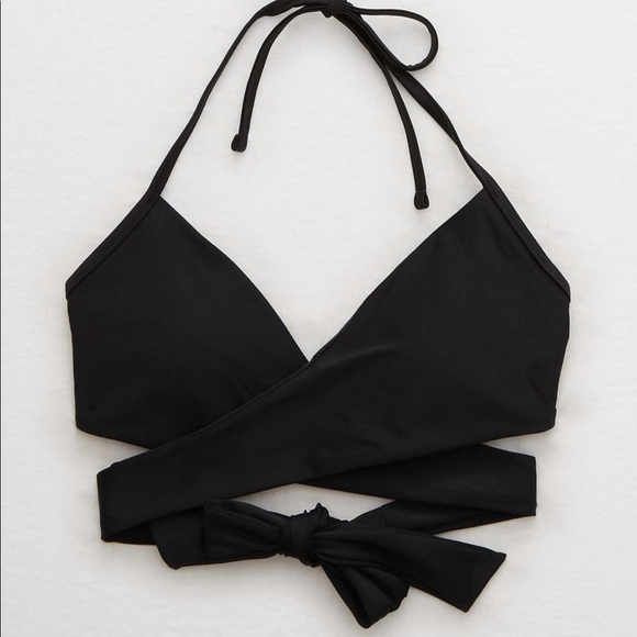 aerie Other - Aerie Bikini - Wrap Halter Top & High Cut Bottoms